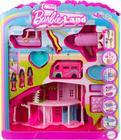 Conjunto de brinquedos Barbie Mini BarbieLand DreamHouse com 3 veículos e 4 bonecas