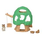 Conjunto de brinquedos Calico Critters Baby Tree House com Walnut Squirrel