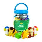 Conjunto de brinquedos de banho Boley Safari Animals, 12 unidades para crianças de 2 anos ou mais