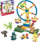 Conjunto de brinquedos de construção Mega Pokémon Ferris Wheel com 393 peças