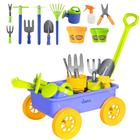 Conjunto de brinquedos de jardim Dimple Garden Wagon & Tools Premium, 15 unidades