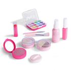 Conjunto de brinquedos de maquiagem JXJ Pink Pretend para meninas de 2 a 8 anos com esmalte