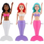 Conjunto de brinquedos de mergulho para água/piscina BANZAI Splash 'N Go Mermaid, 3 unidades