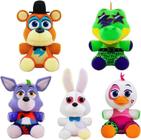 Conjunto de brinquedos de pelúcia Zufernab Five Nights at Freddy's FNAF 5 unidades