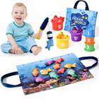 Conjunto de brinquedos de pesca Montessori Toys Alsatic, 20 unidades para 1-3 anos