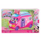 Conjunto de brinquedos Disney Junior Minnie Mouse Bows-A-Glow Glamper com bonecos