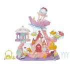 Conjunto de brinquedos Dollhouse Calico Critters Baby Mermaid Castle com 3 bonecas