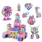 Conjunto de brinquedos educativos Magnetic Building Block ASOK 155 unidades