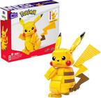 Conjunto de brinquedos para construção de bonecos de ação Mega Pokémon Jumbo Pikachu