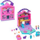 Conjunto de brinquedos Polly Pocket Pollyville Fresh Market com 2 bonecas