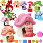 Conjunto de brinquedos RaboSky Montessori Learning Farm Animals 36 unidades de 1 a 3 anos