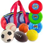 Conjunto de brinquedos Toysery Balls Toddler 1-3 com 5 bolas e 3 frisbees