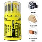 Conjunto De Broca Mista 18pç Pro Line C/ Estojo Giratório - Ferramenta Certa