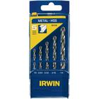 Conjunto de Brocas de Aço Rápido c/5pçs Irwn - IRWIN