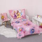 Conjunto de Cama Infantil Disney Princesas - 4 Peças - Rosa