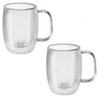 Conjunto de Canecas com Parede Dupla Latte 450ml Sorrento Plus - Zwilling