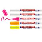 Conjunto de canetas Chalk Marker Edding 4095 branco (2x), am