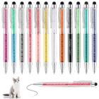 Conjunto de canetas Sabary Pet Lovers 12 peças Cat Dog Ballpoint