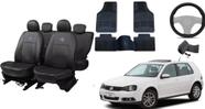 Conjunto de Capa Golf 06-13 + Tapete + Capa de Volante Completo e Exclusivo