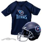 Conjunto de capacete e camisa de futebol Franklin Sports Titans Kids