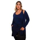 Conjunto de CardiganComBlusa e CalçaJogger