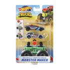 Conjunto com 2 Carrinhos Hot Wheels - Monster Trucks - Demolition Doubles -  Sortido - Mattel - superlegalbrinquedos