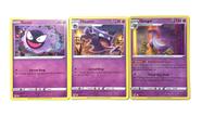 Conjunto de cartas Pokémon Gengar 066/196 Lost Origin Gastly Haunter