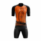 Conjunto de Ciclismo Masculino Bike Roda Forro Gel Ciclistas Bike