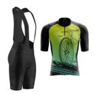 Conjunto de Ciclismo Masculino Bretelle Pro Ciclistas Bike MTB