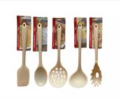 Conjunto De Colheres Concha Silicone Utensílios Cozinha Home