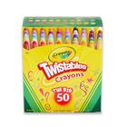 Conjunto de Colorir com Lápis de Cera Twistables, Atividades Infantis em Casa, 50 Cores