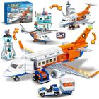 Conjunto de construção HOGOKIDS City Passenger Airplane 697 unidades de 6 anos ou mais