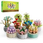 Conjunto de construção JMBricklayer Succulent Flowers 750 peças