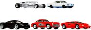 Conjunto de contêineres de garagem Toy Hot Wheels Jay Leno com 5 carros