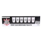 Conjunto de Copos Americano Corinthians Allmix 190 ml - 6 Unidades