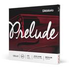 Conjunto de cordas para violoncelo D'Addario Prelude J1010, escala 4/4, médio