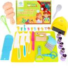 Conjunto de cozinha FUNGY AND Kids Montessori com facas de plástico, 22 unidades