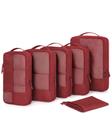 Conjunto de cubos de compressão BAGSMART Travel 6 com bolsa de sapatos