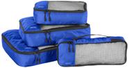 Conjunto de Cubos de Embalagem com Zíper Amazon Basics - Organizados para Viagens