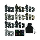 Conjunto de Dados Acrílicos para RPG/DND - 10 Peças com Bolsa