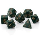 Conjunto de dados Chessex CHX25415 Opaque Dusty Verde/Cobre