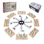 Conjunto de dominós Mexican Train Gonoelec Double 12 para adultos