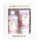 Conjunto de duetos para mãos e corpo Camille Beckman Silky Body Cream 390 ml e creme para mãos com glicerina 180 ml