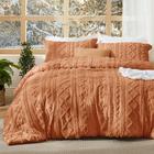 Conjunto de edredom Bedsure Tufted Boho King Size com 3 peças