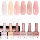 Conjunto de esmaltes CANNI Jelly Gel 9mL 6 cores Soak Off LED