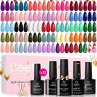 Conjunto de esmaltes de gel para unhas Beetles 36 unidades com camada superior básica de 32 cores