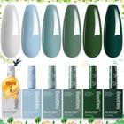 Conjunto de esmaltes em gel beetles Spring Misty Forest 6x15ml