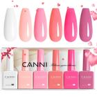 Conjunto de Esmaltes em Gel CANNI (6 Unidades, 9ml) - Rosa - Sem HEMA