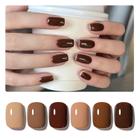 Conjunto de esmaltes em gel GAOY Brown Caramel Nude Red 6,5 mL x 6