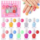 Conjunto de esmaltes ETYJO Kids não tóxico à base de água de 10 cores